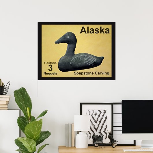 Soapstone Eider Poster (Heimbüro)