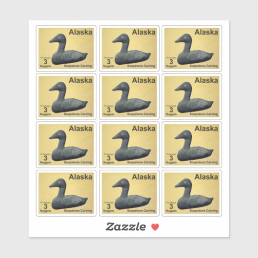 Soapstone Eideraufkleber Aufkleber (Blatt)