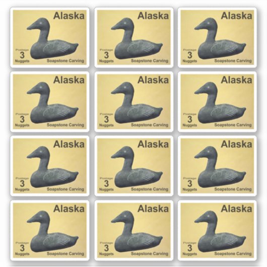 Soapstone Eideraufkleber Aufkleber (Vorderseite)