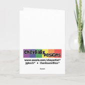 Soapy Duck - Birthday Card Karte (Rückseite)