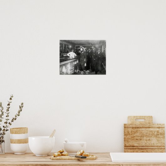 Soapy Smiths Saloon Bar Poster (Küche)