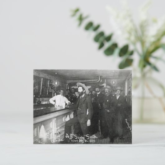 Soapy Smiths Saloon Bar Postkarte (Stehend Vorderseite)