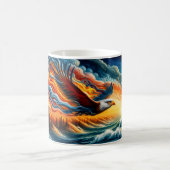 Soar Beyond Limits Adler Fantasy Kunst Kaffeetasse (Mittel)