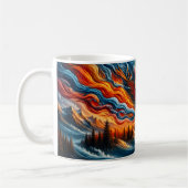Soar Beyond Limits Adler Fantasy Kunst Kaffeetasse (Links)
