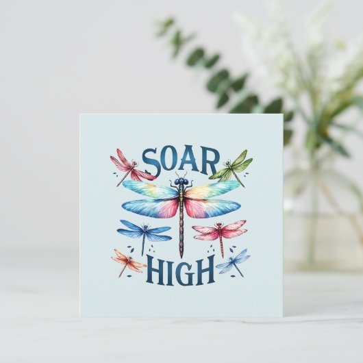 Soar High - Artistic Dragonfly (Stehend Vorderseite)