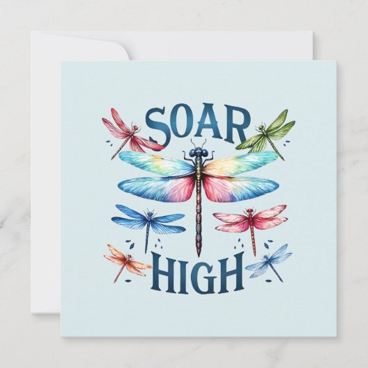 Soar High - Artistic Dragonfly (Vorderseite)