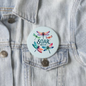Soar High - Artistic Dragonfly Button (Beispiel)
