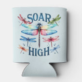 Soar High - Artistic Dragonfly Dosenkühler (Rückseite)