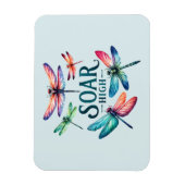 Soar High - Artistic Dragonfly Magnet (Vertikal)