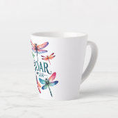 Soar High - Artistic Dragonfly Milchtasse (Rechte Ecke)