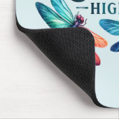Soar High - Artistic Dragonfly Mousepad (Ecke)