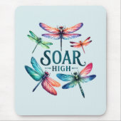 Soar High - Artistic Dragonfly Mousepad (Vorne)