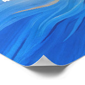 Soar on wings like eagles poster (Ecke)