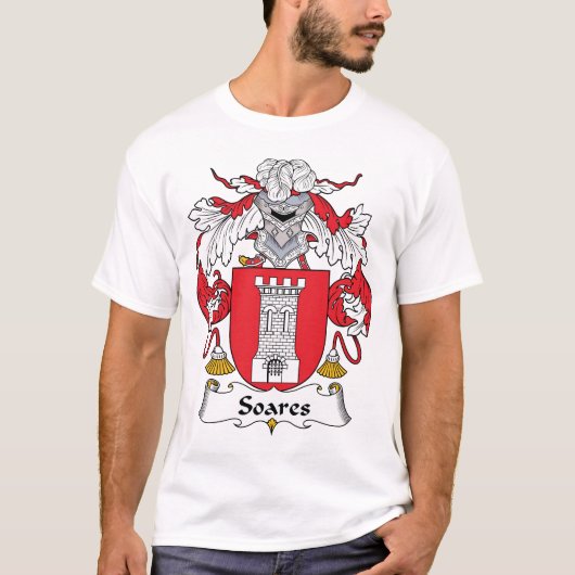 Soares Familienwappen T-Shirt (Vorderseite)
