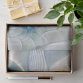 Soaring, Abstract Fantasy Fractal Art With Blue Seidenpapier (Geschenk)