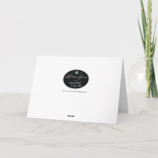 Soaring Bald Eagle Feiertagskarte (Rückseite)