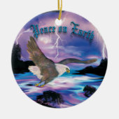 Soaring Bald Eagle Keramik Ornament (Vorne)