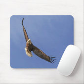 Soaring Bald Eagle Mousepad (Mit Mouse)