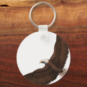 Soaring Bald Eagle Schlüsselanhänger (Vorderseite)