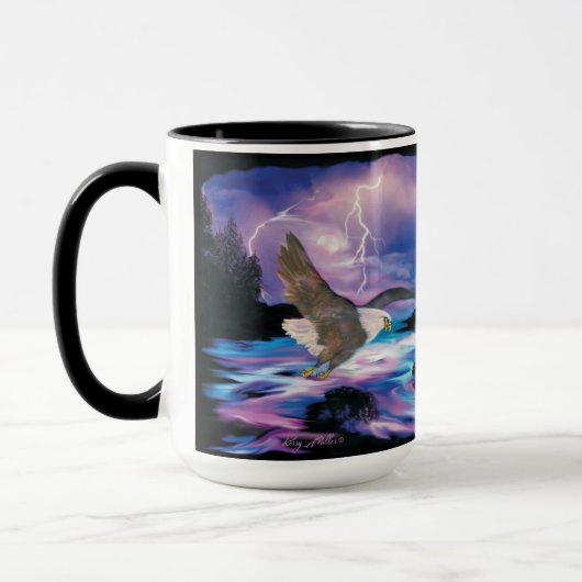 Soaring Bald Eagle Tasse (Links)