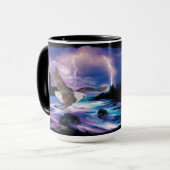 Soaring Bald Eagle Tasse (Vorderseite Links)