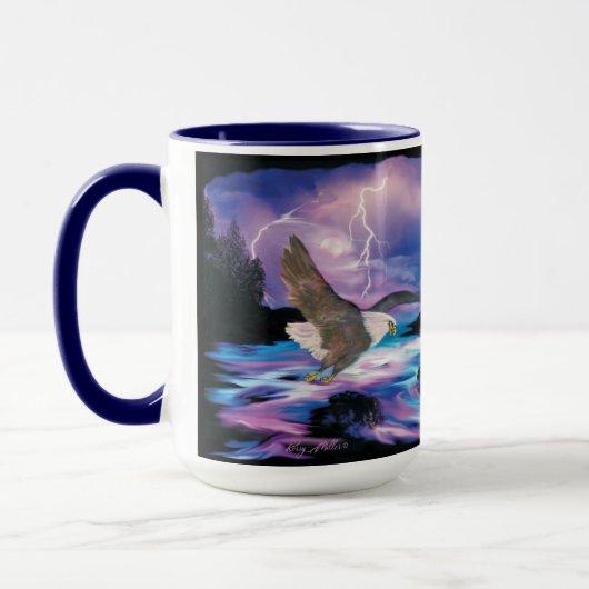 Soaring Bald Eagle Tasse (Links)