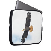 Soaring Bald Eagle Wildife Foto Art Laptopschutzhülle (Vorne Rechts)