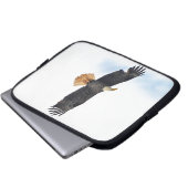 Soaring Bald Eagle Wildife Foto Art Laptopschutzhülle (Vorne Knopf)