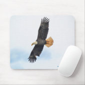 Soaring Bald Eagle Wildife Foto Art Mousepad (Mit Mouse)