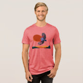 Soaring bird T-Shirt Tri-Blend Shirt (Vorderseite voll)