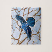 Soaring Blue Jay Puzzle (Vertikal)