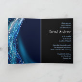 Soaring Dove Bat Bar Mitzvah Einladung gefaltet (Innenseite)