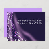 Soaring Dove Bat Bar Mitzvah Einladungskarte (Vorne/Hinten)