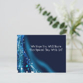 Soaring Dove Bat Bar Mitzvah Einladungskarte (Stehend Vorderseite)