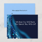 Soaring Dove Bat Bar Mitzvah Einladungskarte (Vorne/Hinten)