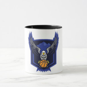 Soaring Eagle Basketball - Fett Sport Emblem Tasse