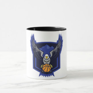 Soaring Eagle Basketball - Fett Sport Emblem Tasse