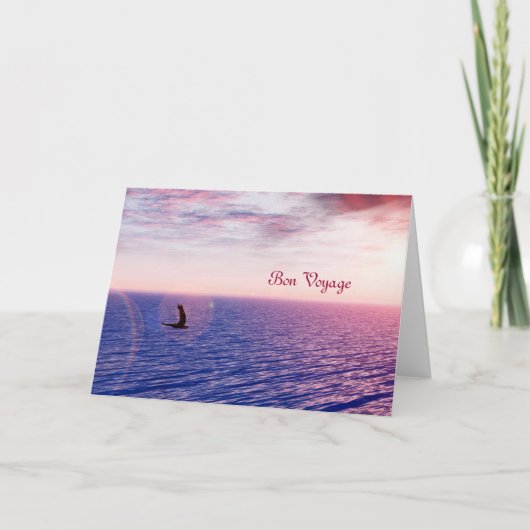 Soaring Eagle - Gute Reise Greeting Card Karte (Vorderseite)