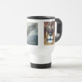 Soaring Eagle Psalms 103 Löwenkopfumarmung Reisebecher (VorderseiteRechts)