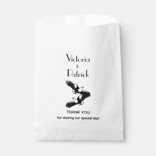 Soaring Eagles Custom Vielen Dank Geschenktütchen (Vorderseite)