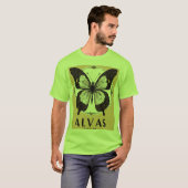 Soaring Elegance - Alvas Design mit Schmetterling  T-Shirt (Vorne ganz)