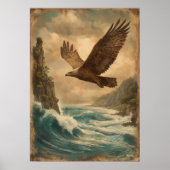 Soaring Horizon — Mid-Century Retro Vintage Poster (Vorne)