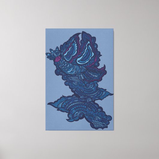 soaring in the Beauty of Nature Leinwanddruck (Vorderseite)