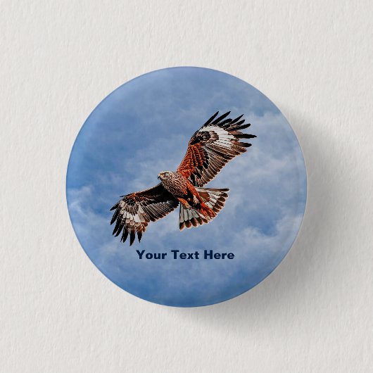 Soaring Red Kite Button (Vorderseite)