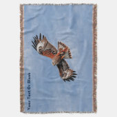 Soaring Red Kite Decke (Vorderseite Vertikal)