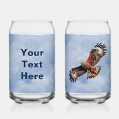 Soaring Red Kite Dosenglas (Rückseite)