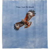 Soaring Red Kite Duschvorhang (Vorderseite)