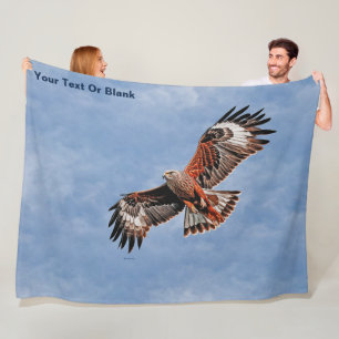 Soaring Red Kite Fleecedecke