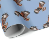 Soaring Red Kite Geschenkpapier (Rolleneckpunkt)