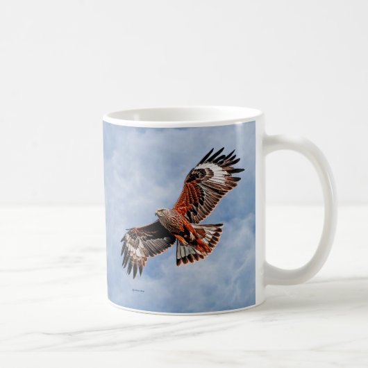 Soaring Red Kite Kaffeetasse (Rechts)